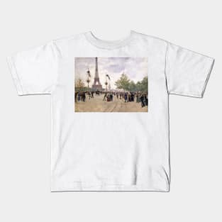 Entrance to the Universal Exhibition of 1889 by Jean Beraud Kids T-Shirt